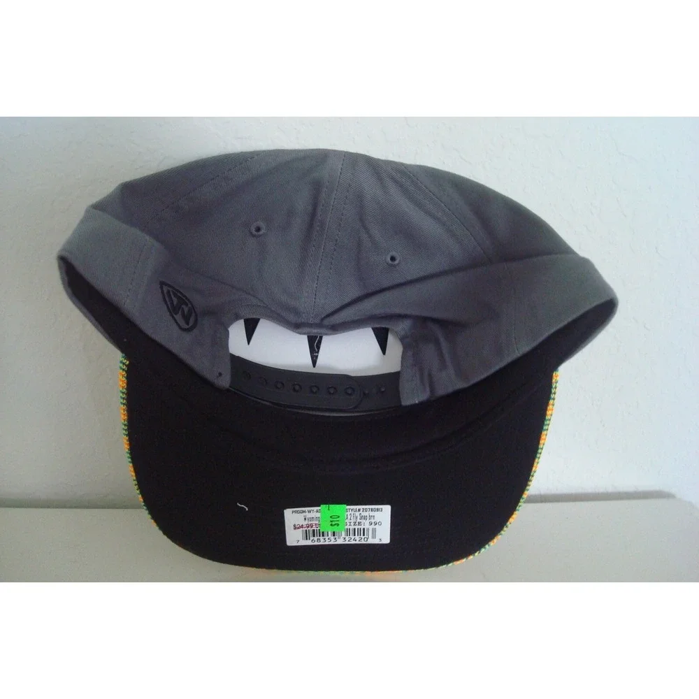 WYOMING‎ COWBOYS  SNAPBACK DEADSTOCK HAT CAP VINTAGE B2 - Picture 2 of 2